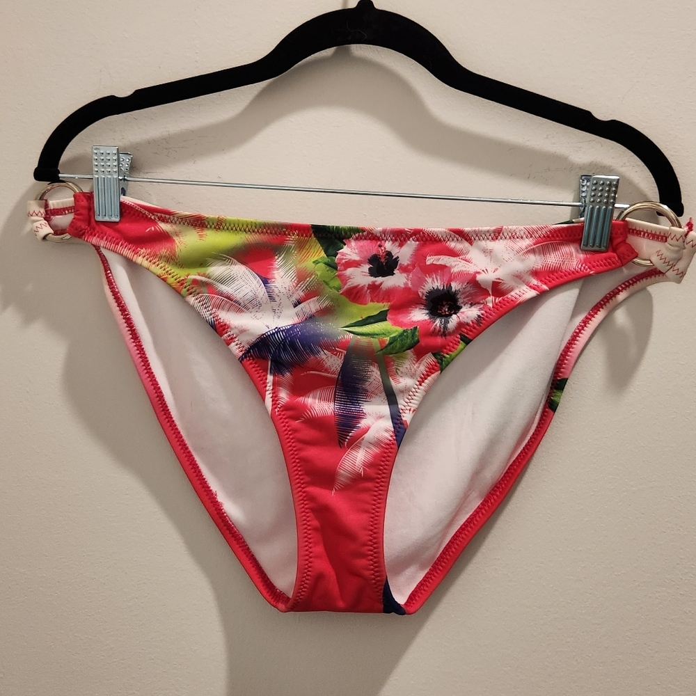 Vibrant Floral Tropical Bikini Bottoms